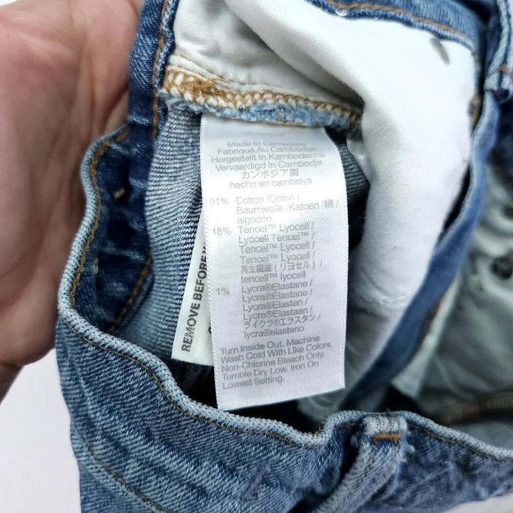 Madewell The Perfect Vintage Jeans Women's Size 23 Straight Leg - Picture 8 of 14